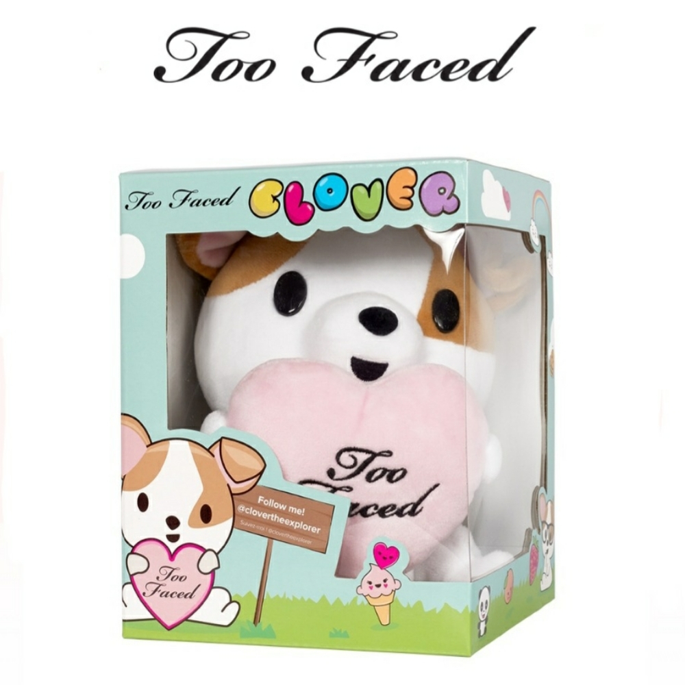 🆕️Too Faced Exclusive Stuffed Clover Plush Puppy